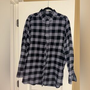 Club Room Men’s Casual Plaid Button Down Shirt Size Large